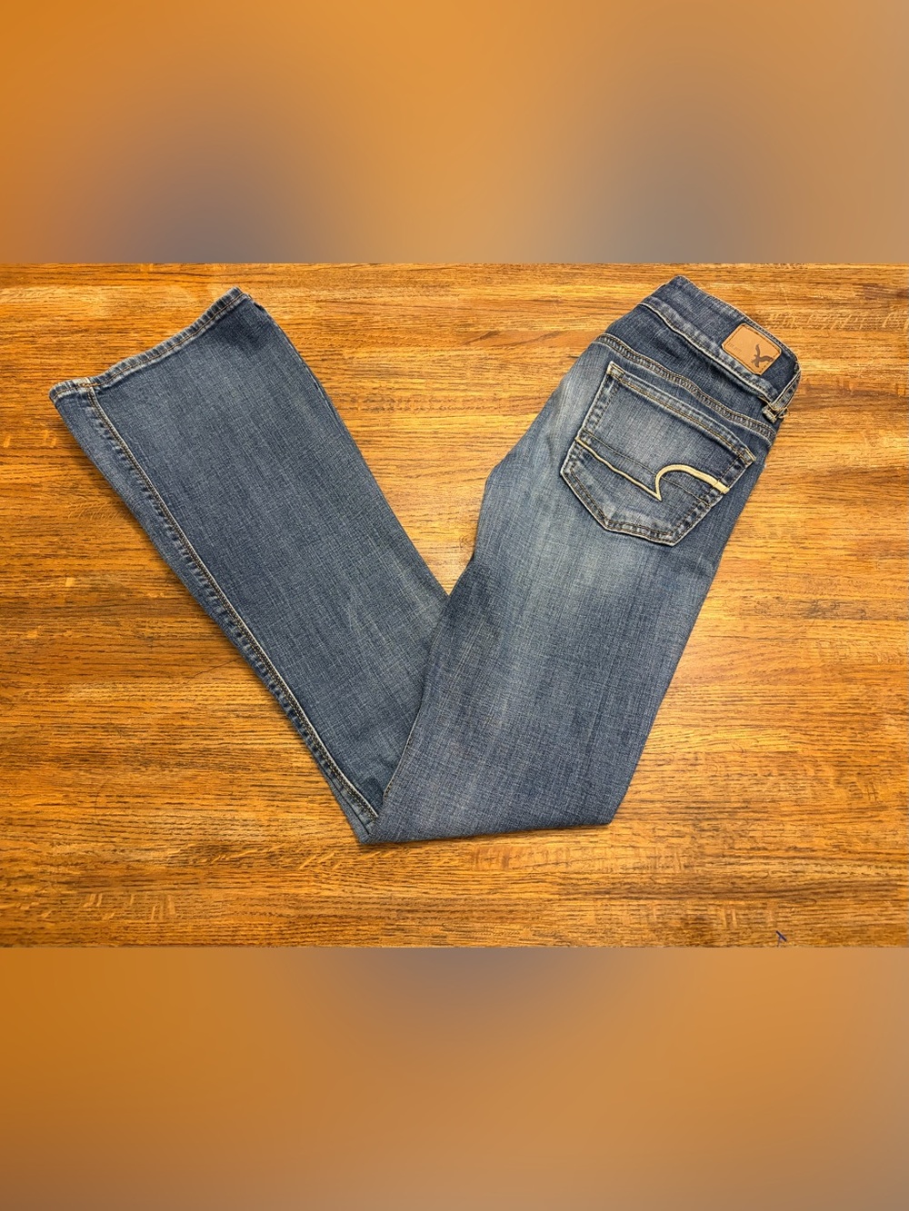 2013 Y2K American Eagle Super Stretch Artist Jeans - Size 00 Long